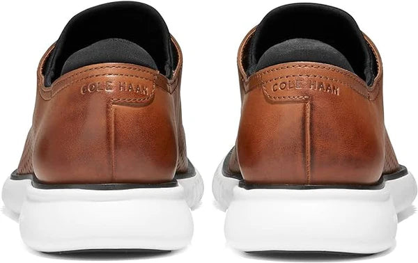 Cole Haan Men's 2. Zerogrand Laser Wing Oxford British Tan-Ivory Shoes