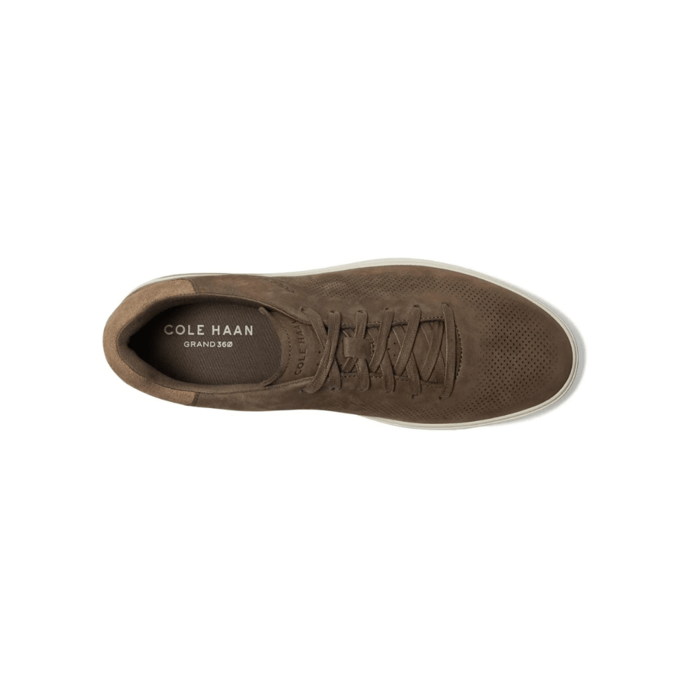 Cole Haan Men's GrandPrø Angleace Sneakers - Morel Nubuck / Irish Coffee