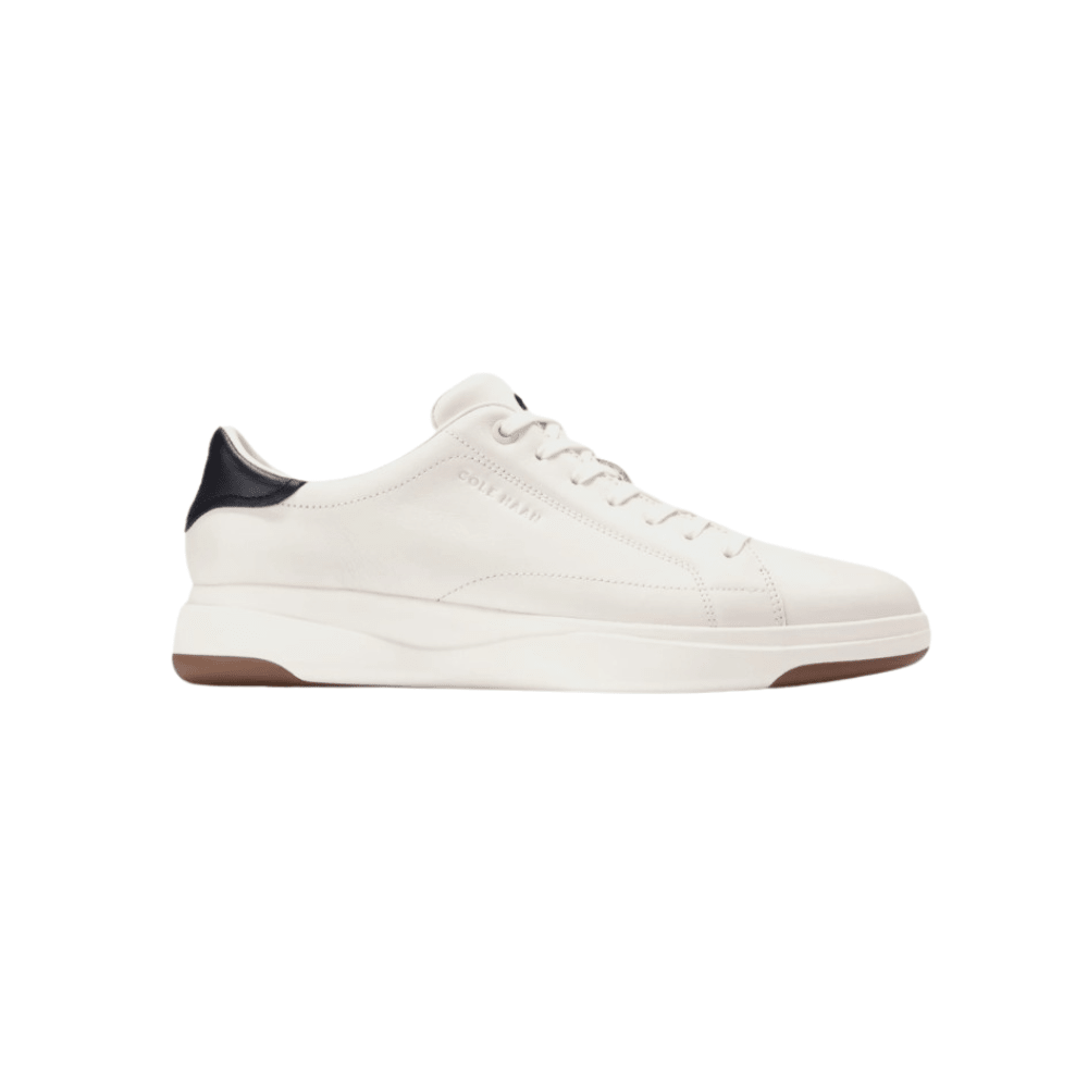 Cole Haan Men's GrandPrø Tennis 2.0 Leather Sneakers - Ivory/Black
