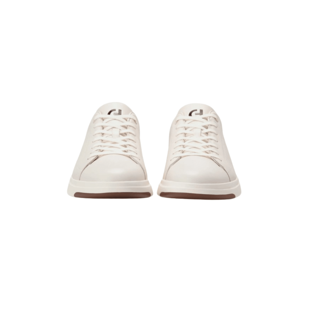 Cole Haan Men's GrandPrø Tennis 2.0 Leather Sneakers - Ivory/Black
