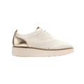 Cole Haan Women's Grand City Platform Sneaker Soft Gold Metallic-Ivory