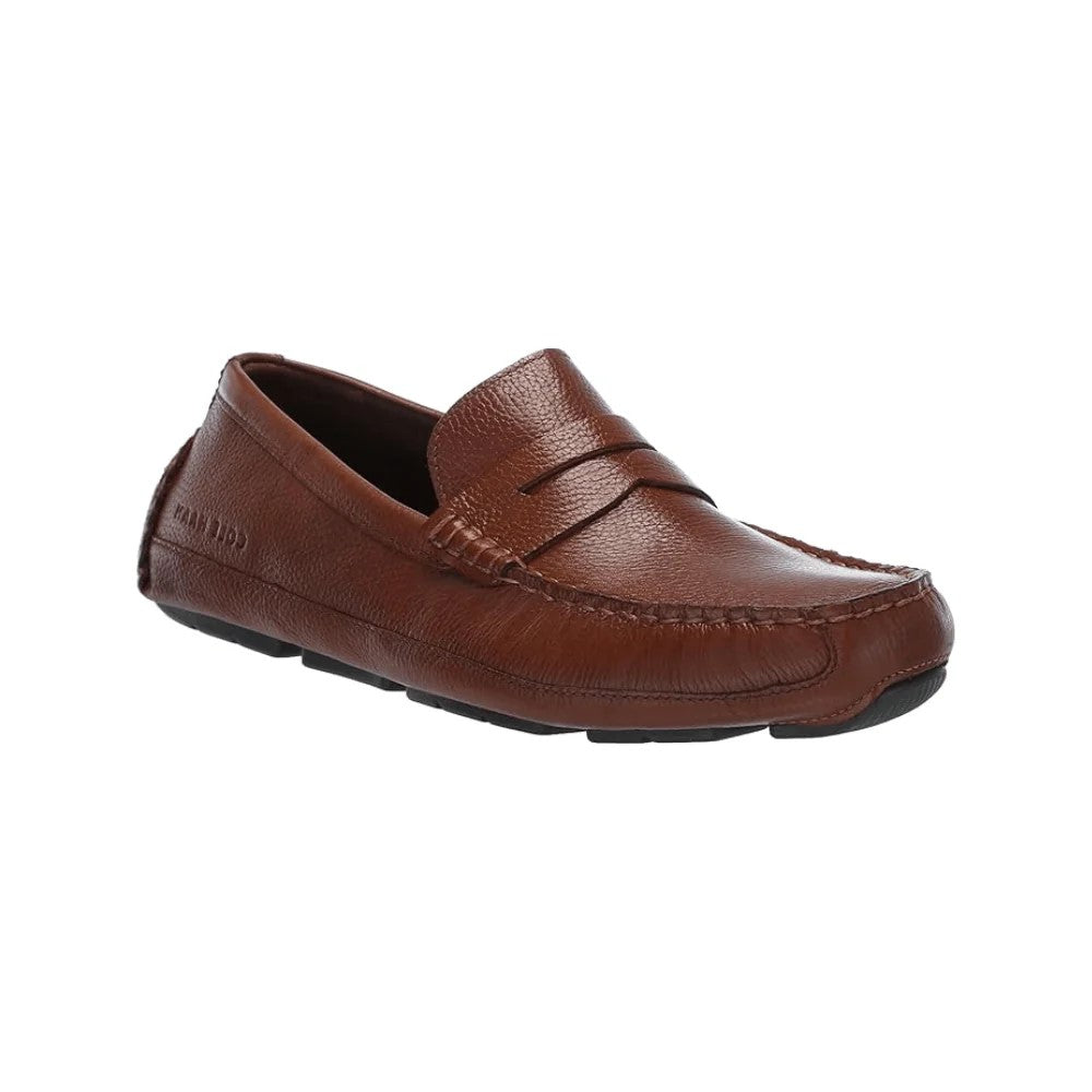 Cole Haan Men's Wyatt Penny Driver, Leather Shoes British Tan/Nicotine