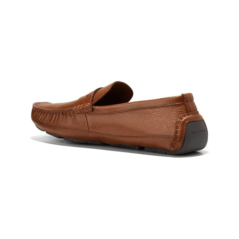 Cole Haan Men's Wyatt Penny Driver, Leather Shoes British Tan/Nicotine
