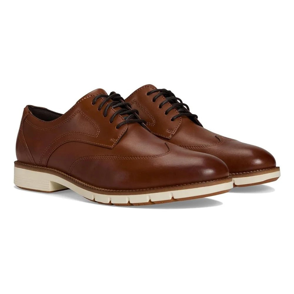 Cole Haan Men's Flexgrand360 Wingtip Oxford British Tan / Ivory Shoes