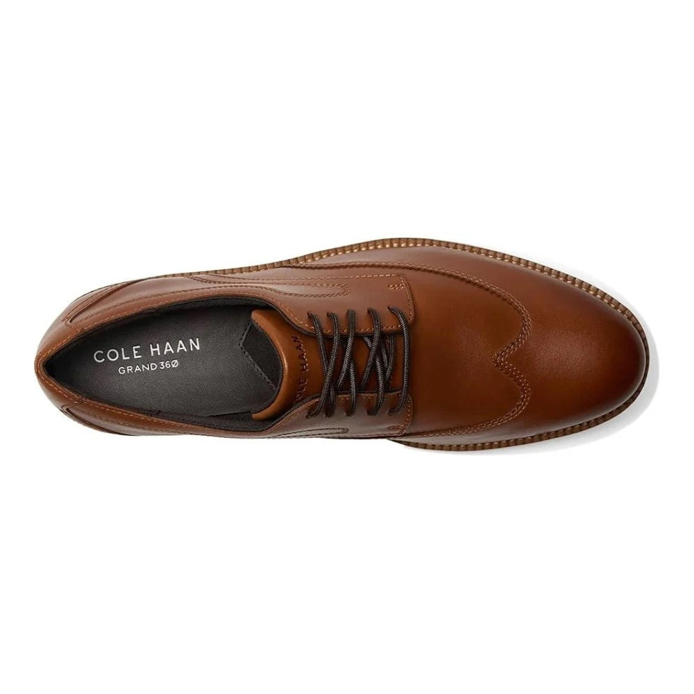Cole Haan Men's Flexgrand360 Wingtip Oxford British Tan / Ivory Shoes