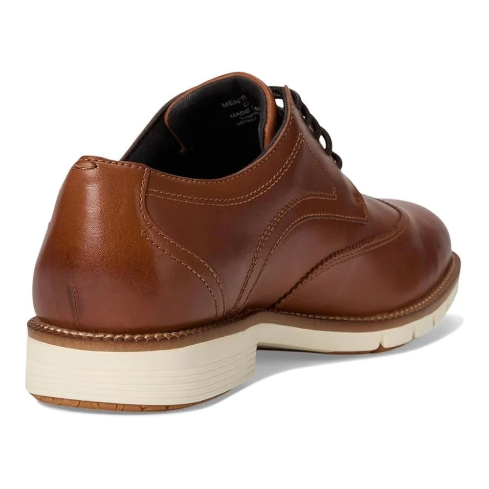 Cole Haan Men's Flexgrand360 Wingtip Oxford British Tan / Ivory Shoes