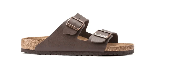 Birkenstock Arizona Birko-Flor - Dark Brown Leather Unisex Sandal