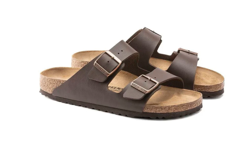 Birkenstock Arizona Birko-Flor - Dark Brown Leather Unisex Sandal