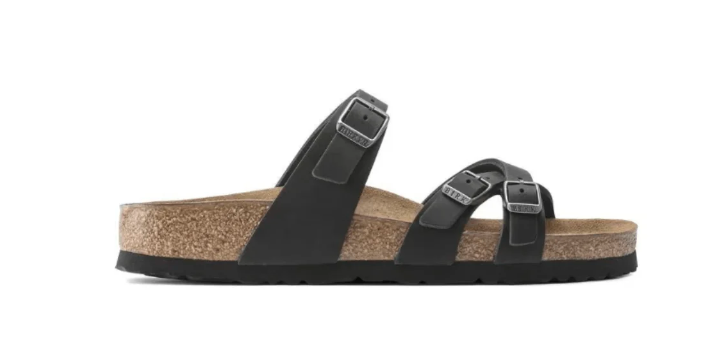 Birkenstock Women's Franca Oiled Leather Sandals – Black