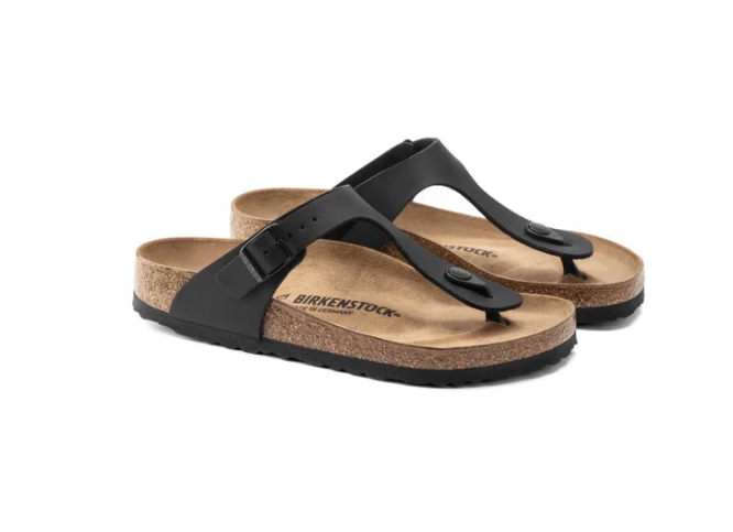 Birkenstock Gizeh Birko-Flor Thong Sandal - Black 43691-260
