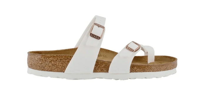 Birkenstock Women's Mayari Graceful White Flat Sandal