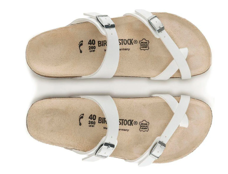 Birkenstock Women's Mayari Graceful White Flat Sandal