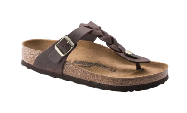 Birkenstock Women's Gizeh Braided - Habana oil Leather Sandals