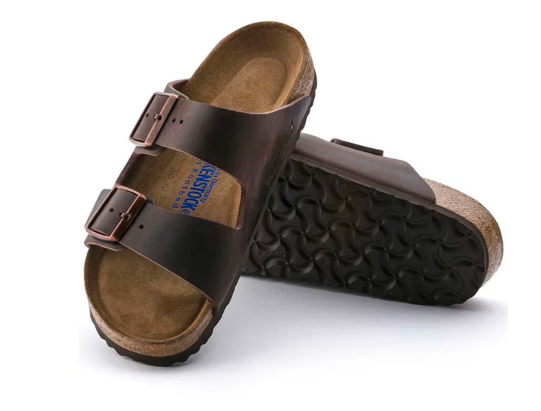 Birkenstock Arizona Soft Footbed – Habana Oiled Leather Sandals