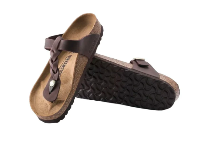 Birkenstock Women's Gizeh Braided - Habana oil Leather Sandals