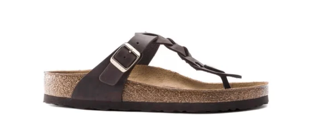 Birkenstock Women's Gizeh Braided - Habana oil Leather Sandals