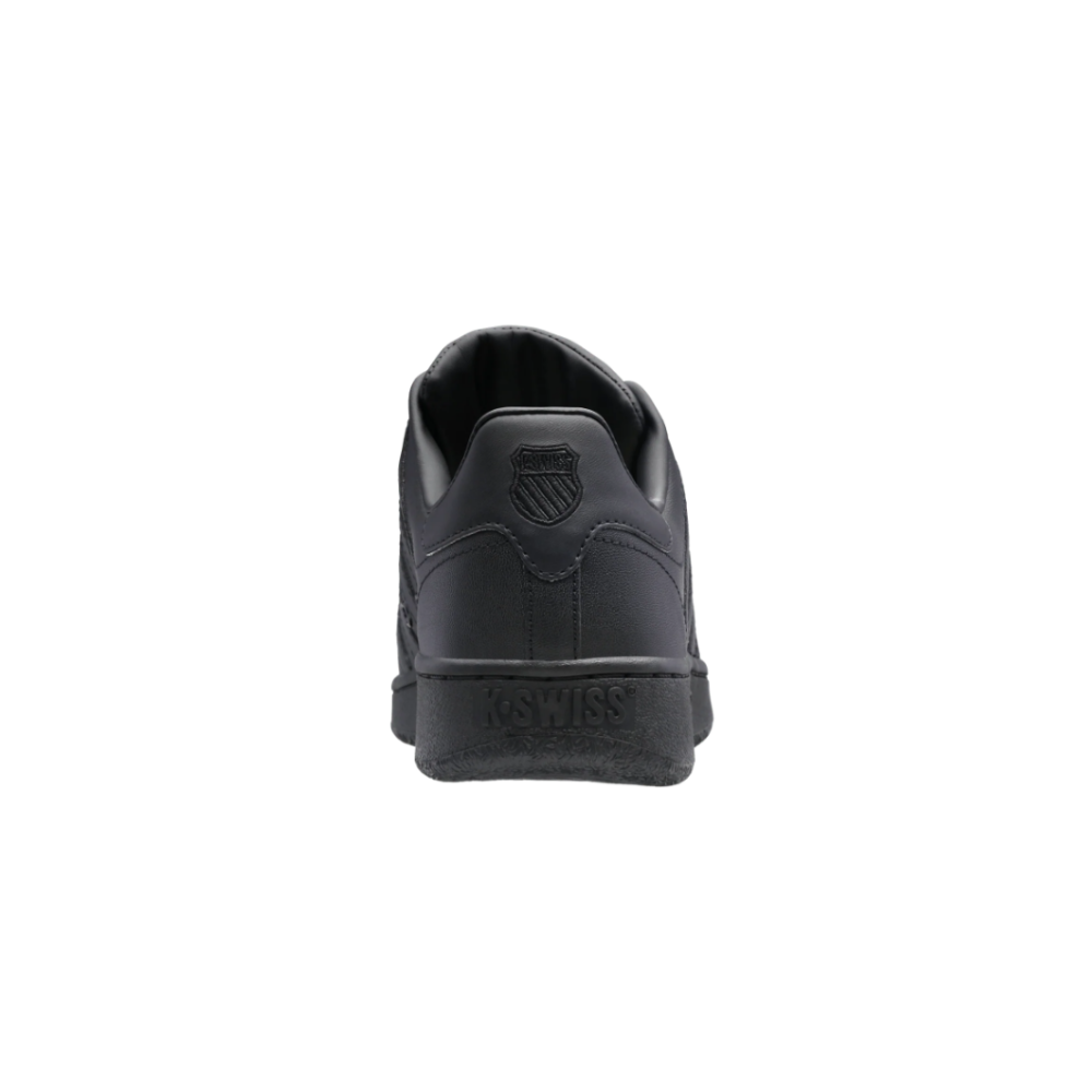 K-Swiss Men’s Classic VN Extra Wide Leather Sneakers – Black/Black