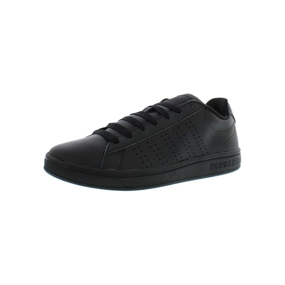 K-Swiss Men’s Court Casper Low Sneakers – Black / Black / Black