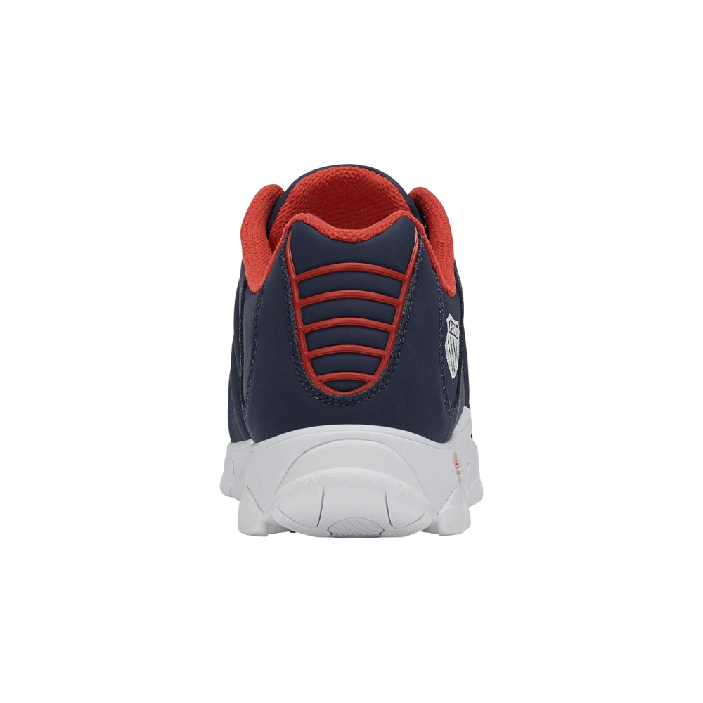 K-Swiss Men's ST 329 CMF Leather Sneaker Navaca/MSRed/WT