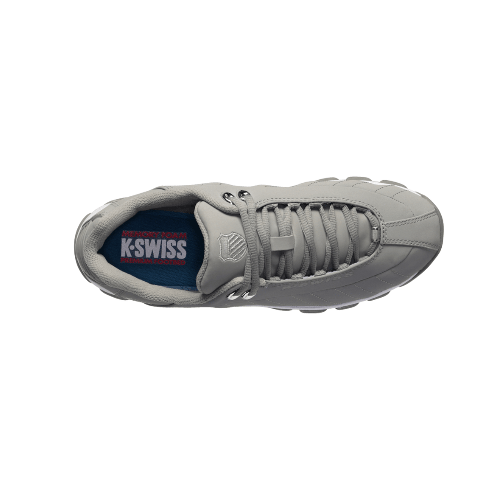 K-Swiss Men's ST 329 CMF Leather Sneaker Neutral/Gray/Silver