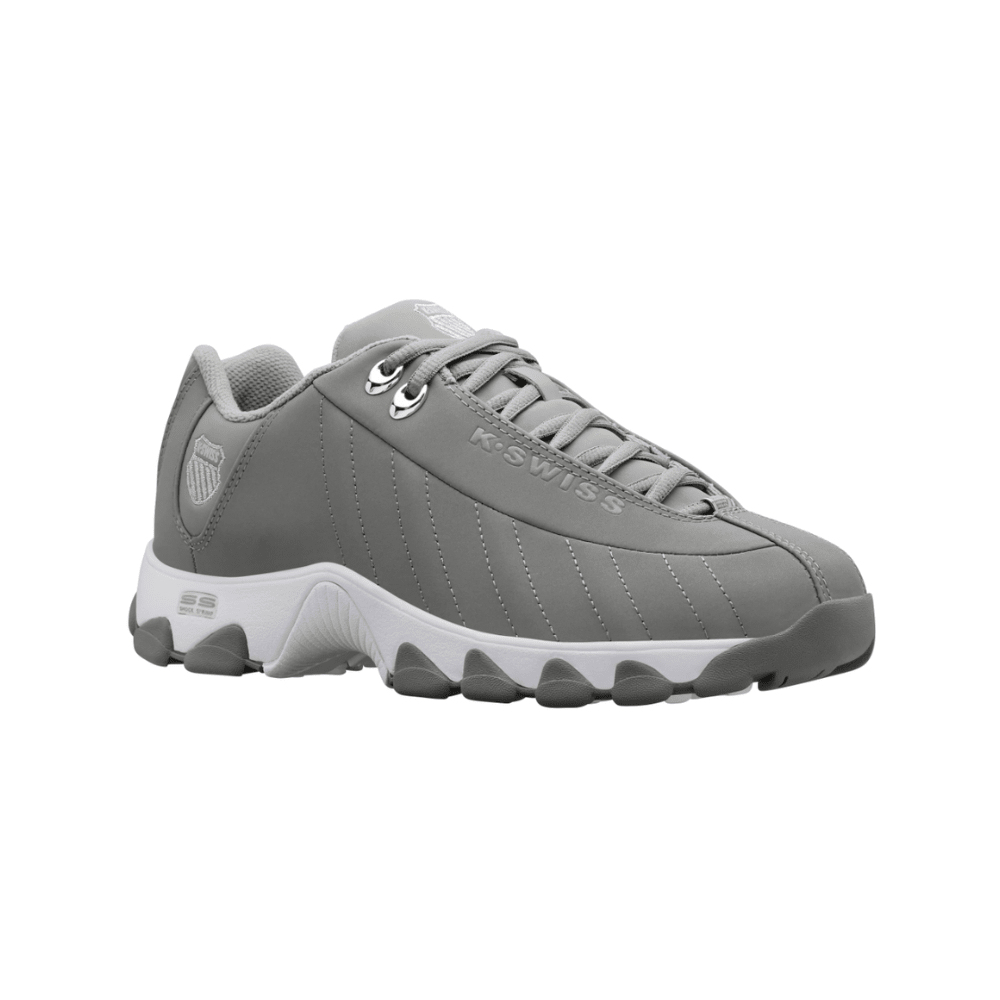 K-Swiss Men's ST 329 CMF Leather Sneaker Neutral/Gray/Silver