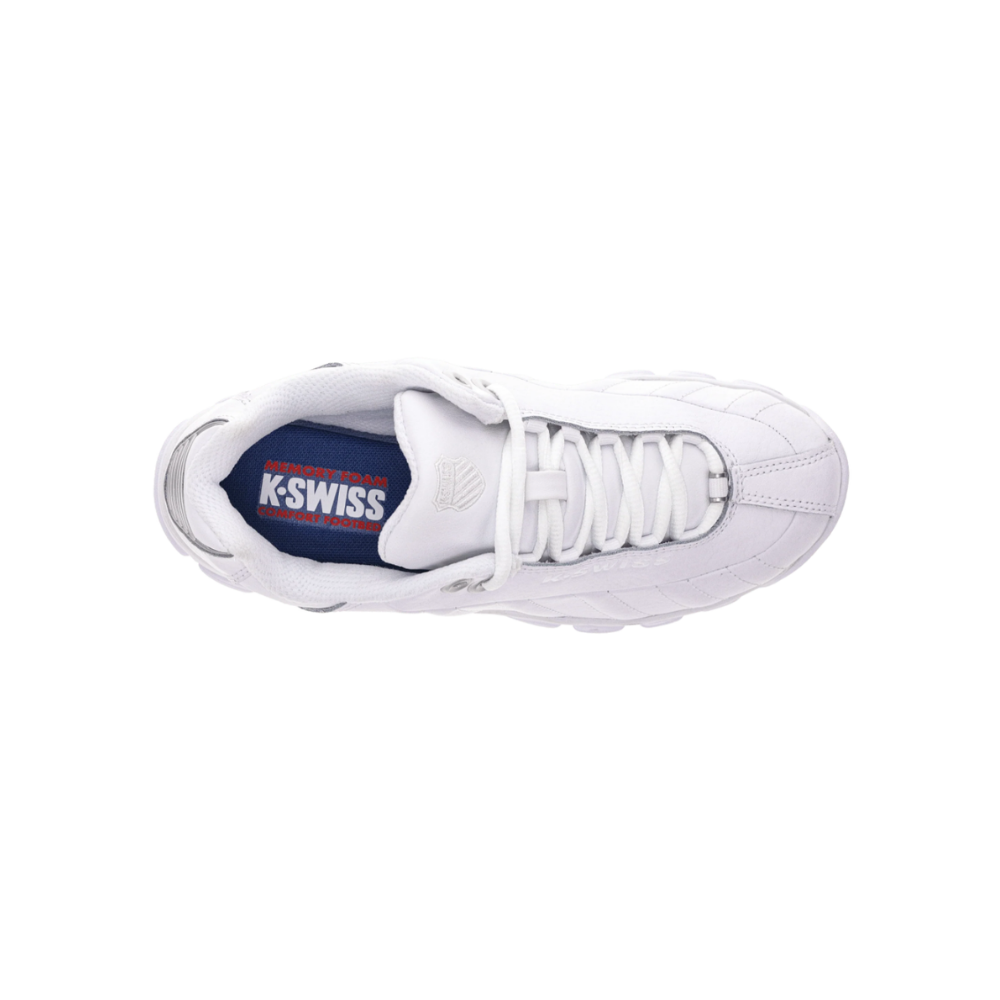 K-Swiss Women’s ST329 CMF Athletic Training Shoes – White / Silver