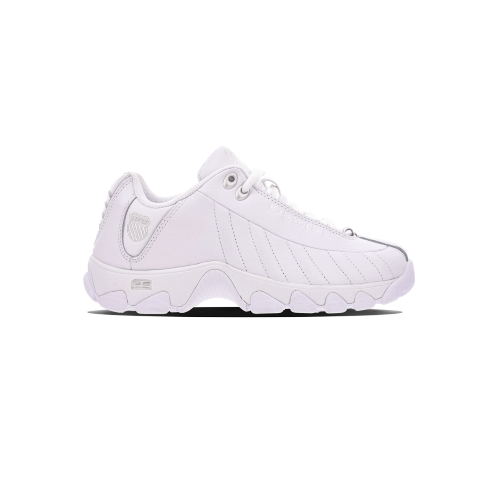 K-Swiss Women’s ST329 CMF Athletic Training Shoes – White / Silver