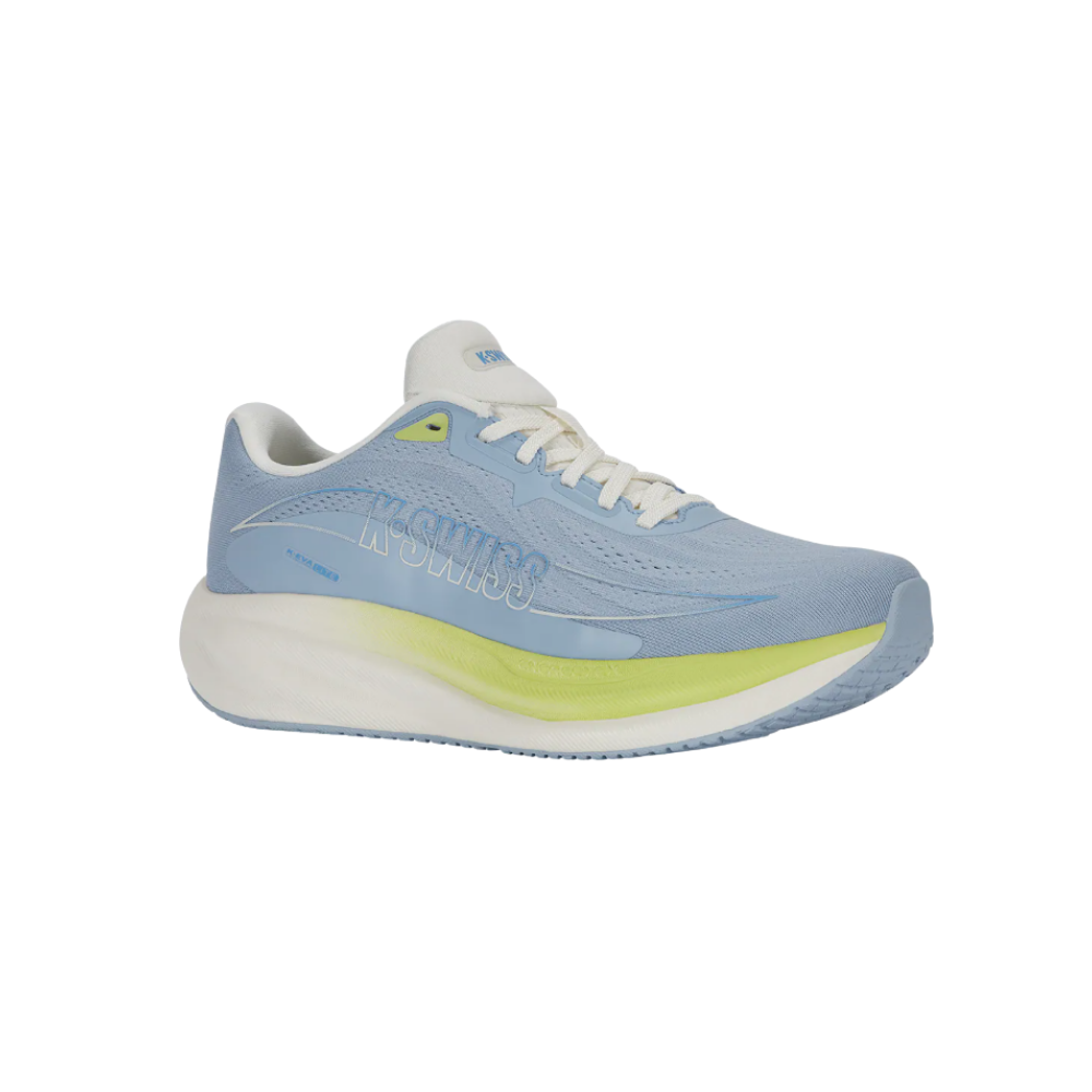 K-Swiss Women’s Viento Lightweight Athletic Sneakers – Skyway / Blanche / Slime Green
