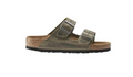 Birkenstock Arizona Soft Footbed Oiled Leather Faded Khaki Sandal