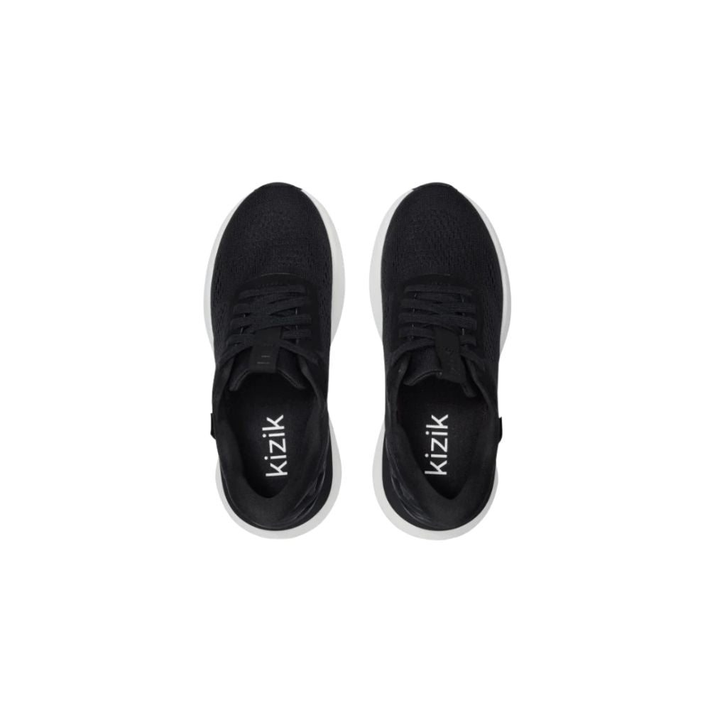Kizik Men’s Athens 2 Hands-Free Slip-On Sneakers – Black/White