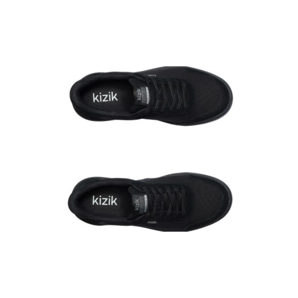 Kizik Men’s Prague 2 Hands-Free Canvas Slip-On Sneakers – Blackout