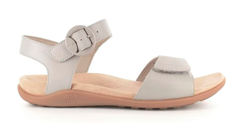 Strive Bay Women's Supportive Comfort Latte Sandal