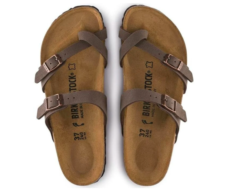 Birkenstock Women's Mayari Graceful Mocha Flat Sandal