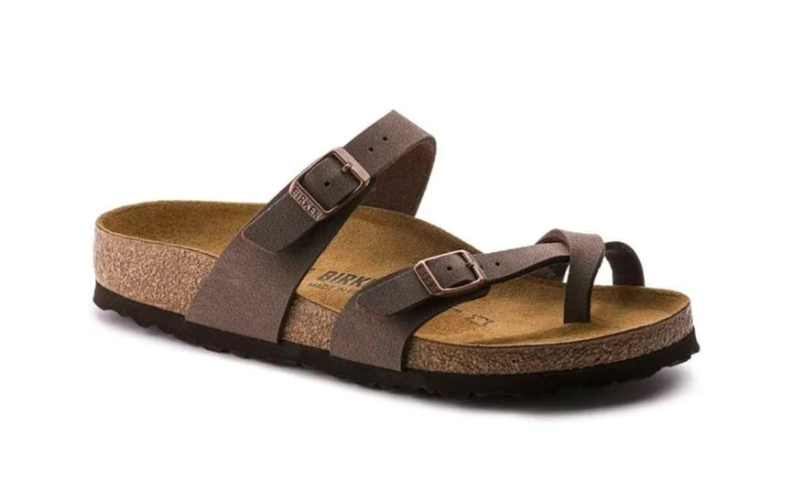 Birkenstock Women's Mayari Graceful Mocha Flat Sandal