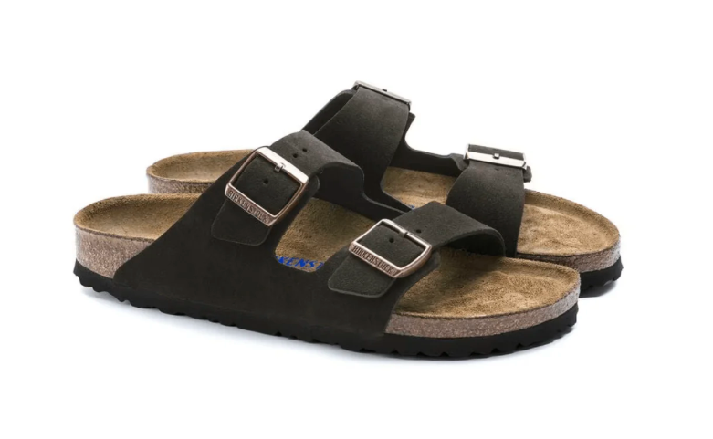 Birkenstock Arizona Soft Footbed Suede Unisex Sandal - Mocha