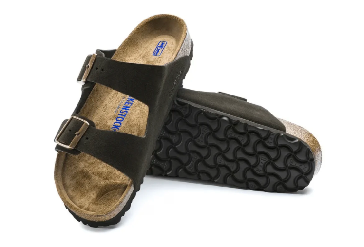 Birkenstock Arizona Soft Footbed Suede Unisex Sandal - Mocha