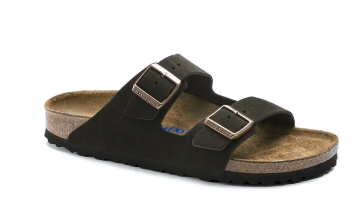 Birkenstock Arizona Soft Footbed Suede Unisex Sandal - Mocha