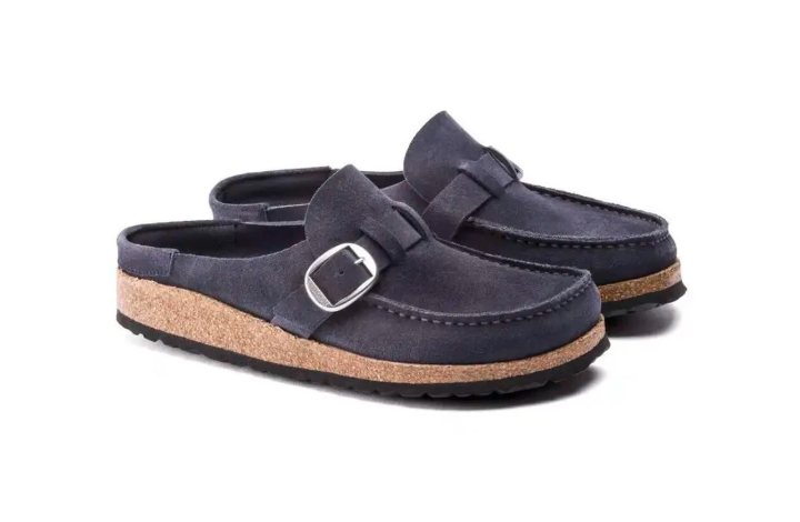 Birkenstock Buckley Suede Leather Navy Unisex Sandal