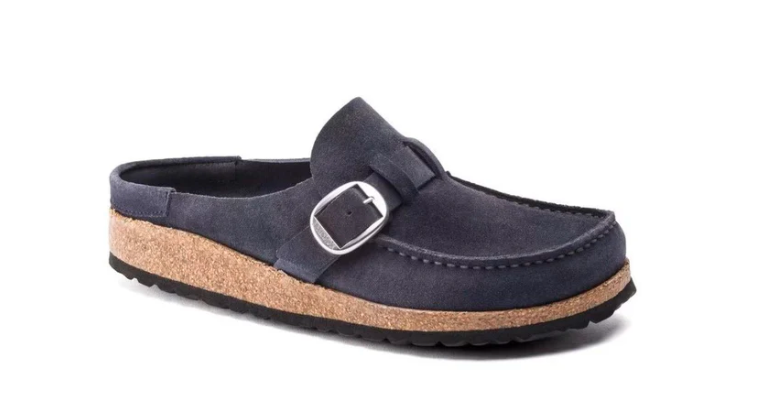 Birkenstock Buckley Suede Leather Navy Unisex Sandal