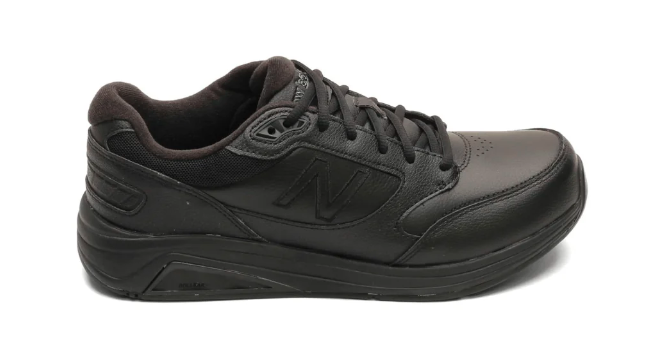 New Balance 928v3 Unisex Leather Cushioned Walking Shoes - Black