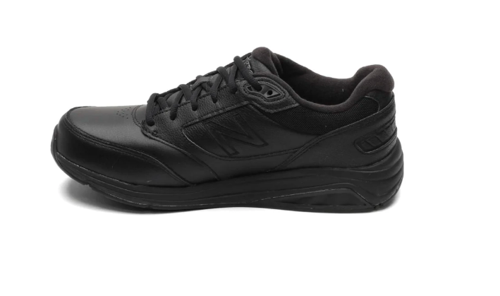New Balance 928v3 Unisex Leather Cushioned Walking Shoes - Black