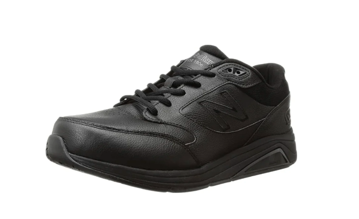 New Balance 928v3 Unisex Leather Cushioned Walking Shoes - Black
