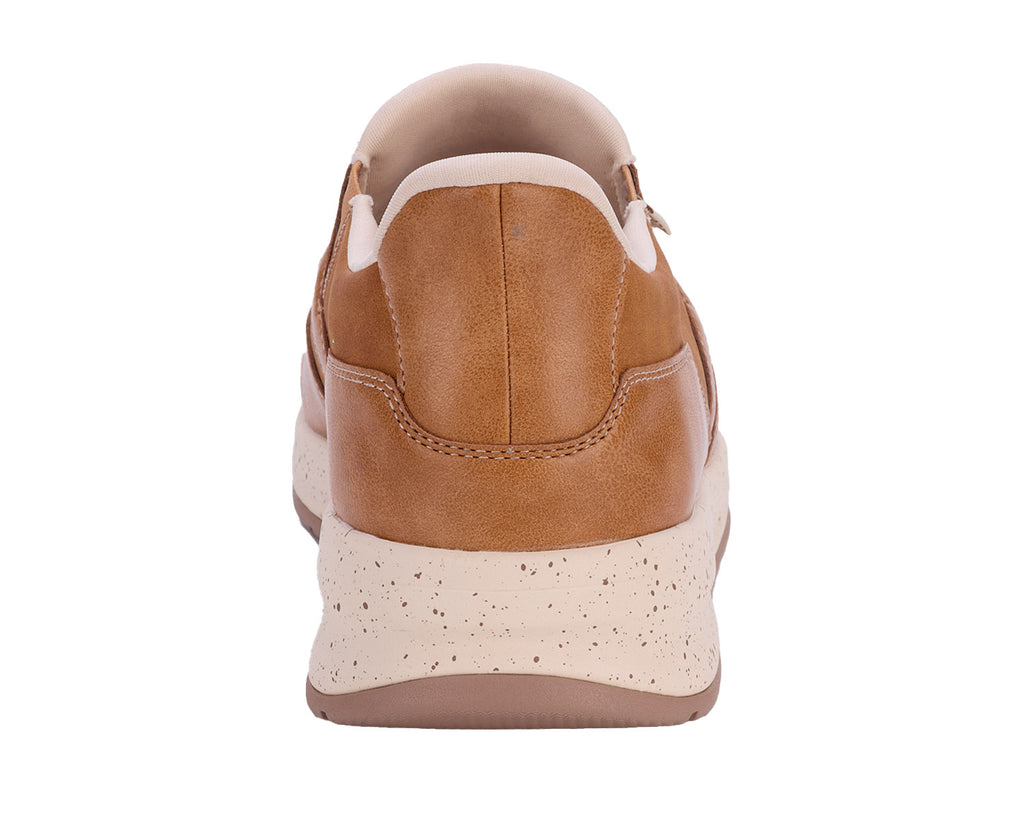 Drew Shoe Caleb Men's Hands-Free Slip-On - Comfort Nubuck Leather Sneaker with Spacious Fit
