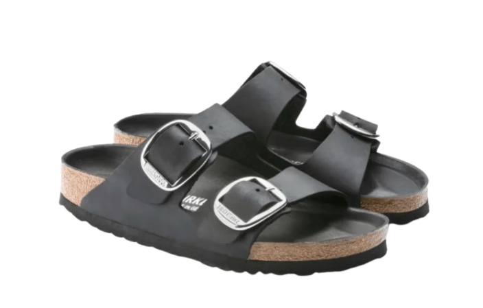 Birkenstock Arizona Big Buckle | Black Oiled Leather
