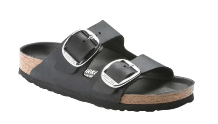 Birkenstock Arizona Big Buckle | Black Oiled Leather
