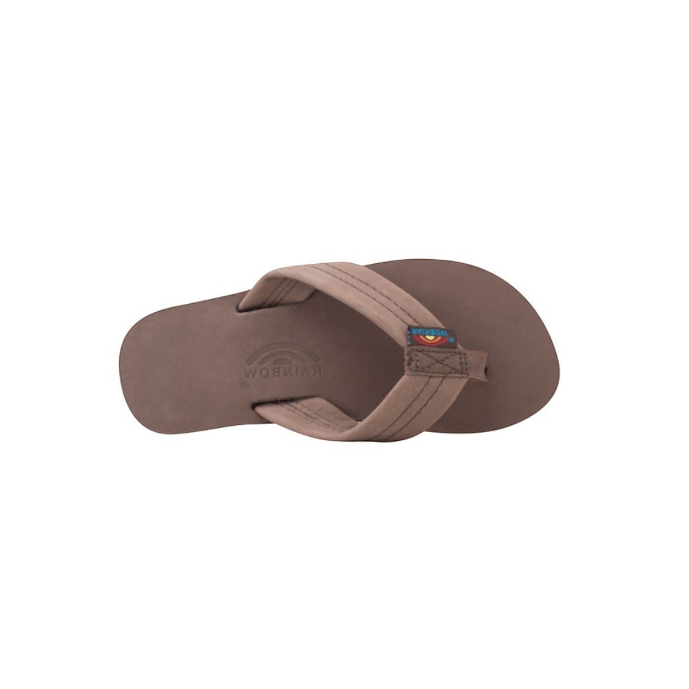 Rainbow Kids Premier Leather 1" Strap Sandal - Expresso 101LTS00-EXPR