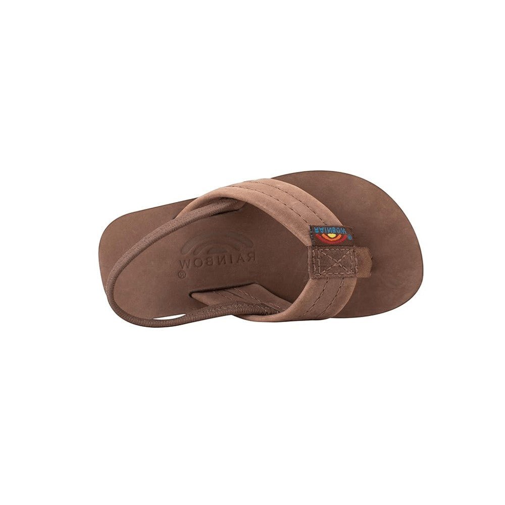 Rainbow Kids Premier Leather 1" Strap Sandal - Expresso 101LTS00-EXPR