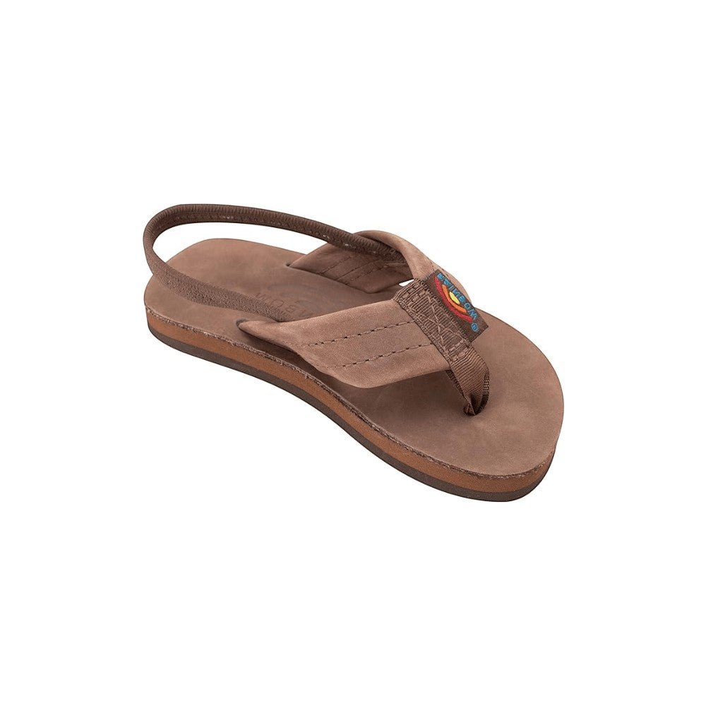 Rainbow Kids Premier Leather 1" Strap Sandal - Expresso 101LTS00-EXPR