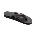 Rainbow Sandal Women's Wide Strap Double Layer Sandal - Black Classic Leather