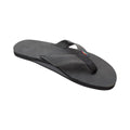 Rainbow Sandals Men's Single Layer Wide Strap Premier Leather  - Black